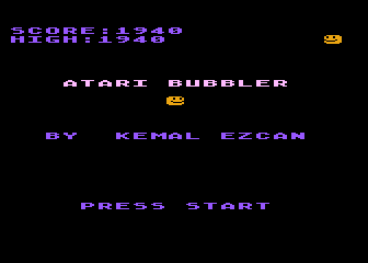 Bubbler atari screenshot