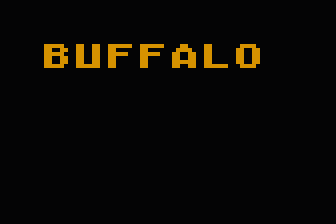 Buffalo atari screenshot