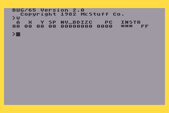 BUG/65 — screenshot 1