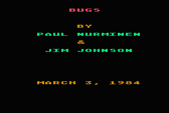 Bugs atari screenshot