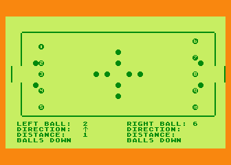Bumper Pool atari screenshot