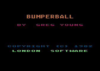 Bumperball atari screenshot