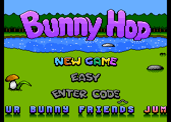 Bunny Hop atari screenshot