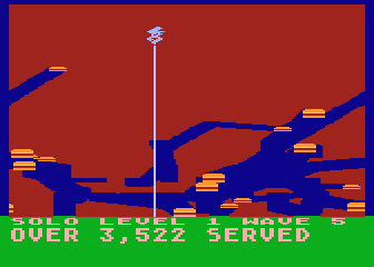Burgers! atari screenshot
