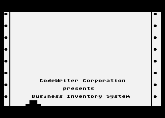 Business Inventory System atari screenshot