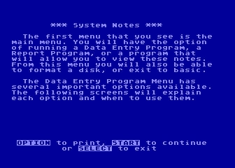 Business Inventory System atari screenshot