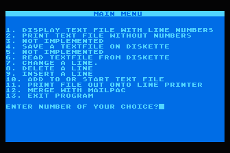 Business Pac 100 atari screenshot