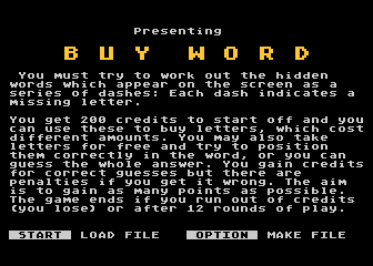 Buy Word atari screenshot