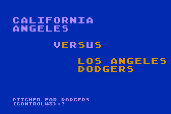 Cactus League Baseball atari screenshot