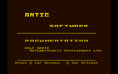 Calc Magic atari screenshot