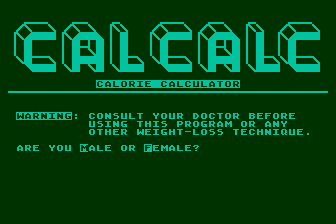 CalCalc atari screenshot