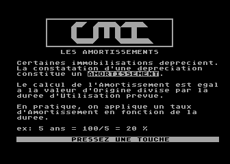 Calculs Comptables atari screenshot