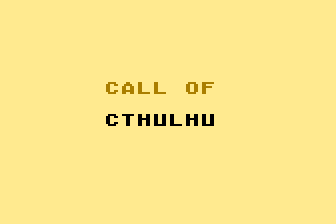 Call of Cthulhu atari screenshot