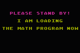 CAMP - Computer Assisted Math Program atari screenshot