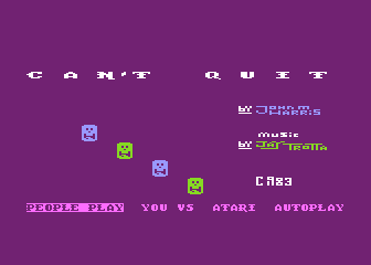 Can't Quit atari screenshot