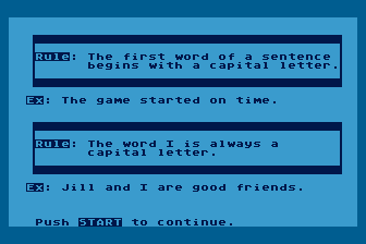 Capitalization atari screenshot