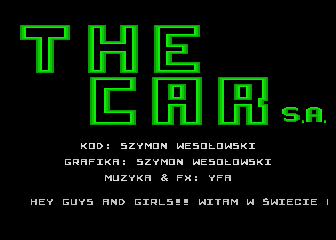 Car SA atari screenshot