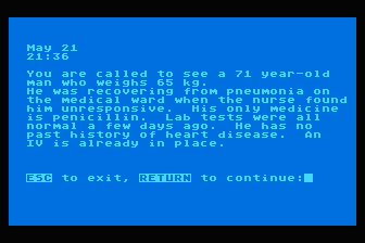 Cardiac Arrest! atari screenshot