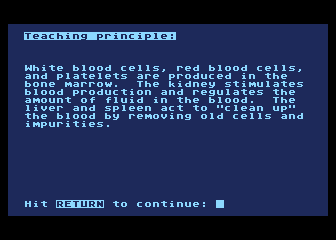 CardioQuiz atari screenshot