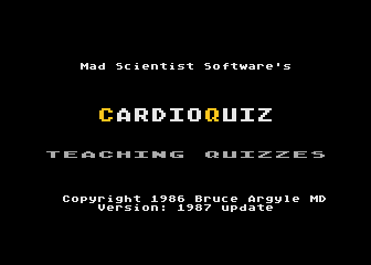 CardioQuiz atari screenshot