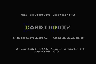 CardioQuiz atari screenshot
