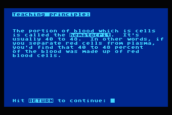CardioQuiz atari screenshot