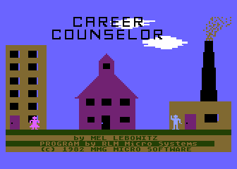 Career Counselor atari screenshot