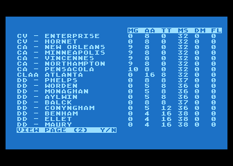 Carrier Force atari screenshot
