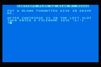 CartCopy Plus atari screenshot