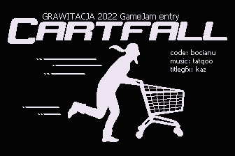 Cartfall atari screenshot