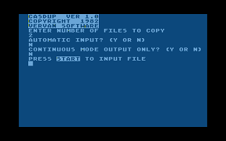 Casdup atari screenshot