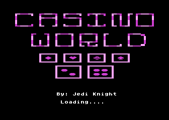 Casino World atari screenshot