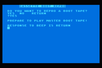 Cassette Boot Repro