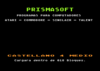 Castellano - 4° Medio - Modulo 1 atari screenshot