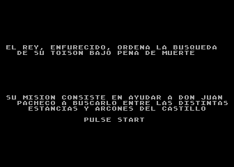 Castillo de Villena / En Busca del Toisón de Oro atari screenshot
