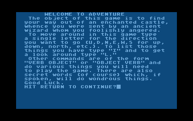 Castle atari screenshot