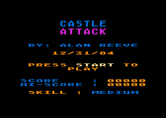 Castle Attack atari screenshot