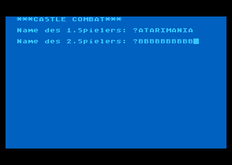 Castle Combat atari screenshot