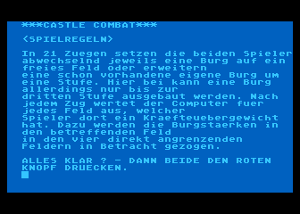 Castle Combat atari screenshot