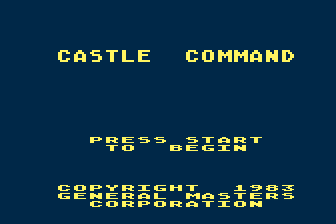 Castle Command atari screenshot