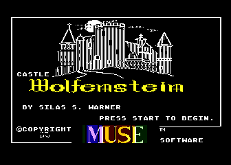 Castle Wolfenstein atari screenshot