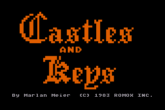 Castles and Keys atari screenshot