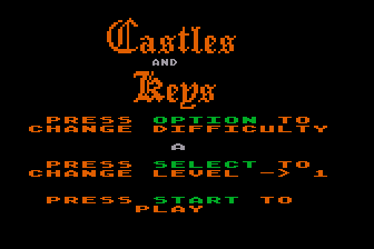 Castles and Keys atari screenshot