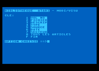 Catalogue de Disquettes