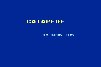 Catapede atari screenshot