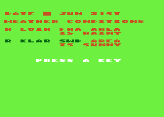 Catch Day atari screenshot