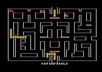 Caterpiggle atari screenshot