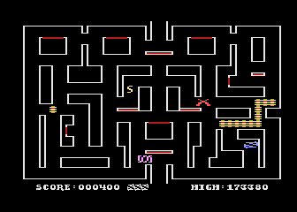 Caterpiggle atari screenshot