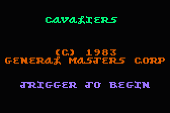 Cavaliers atari screenshot