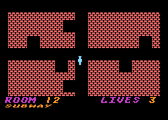 Cavern Escape atari screenshot